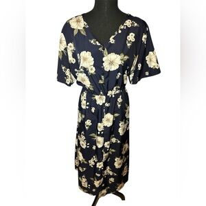 Floral Navy Dress